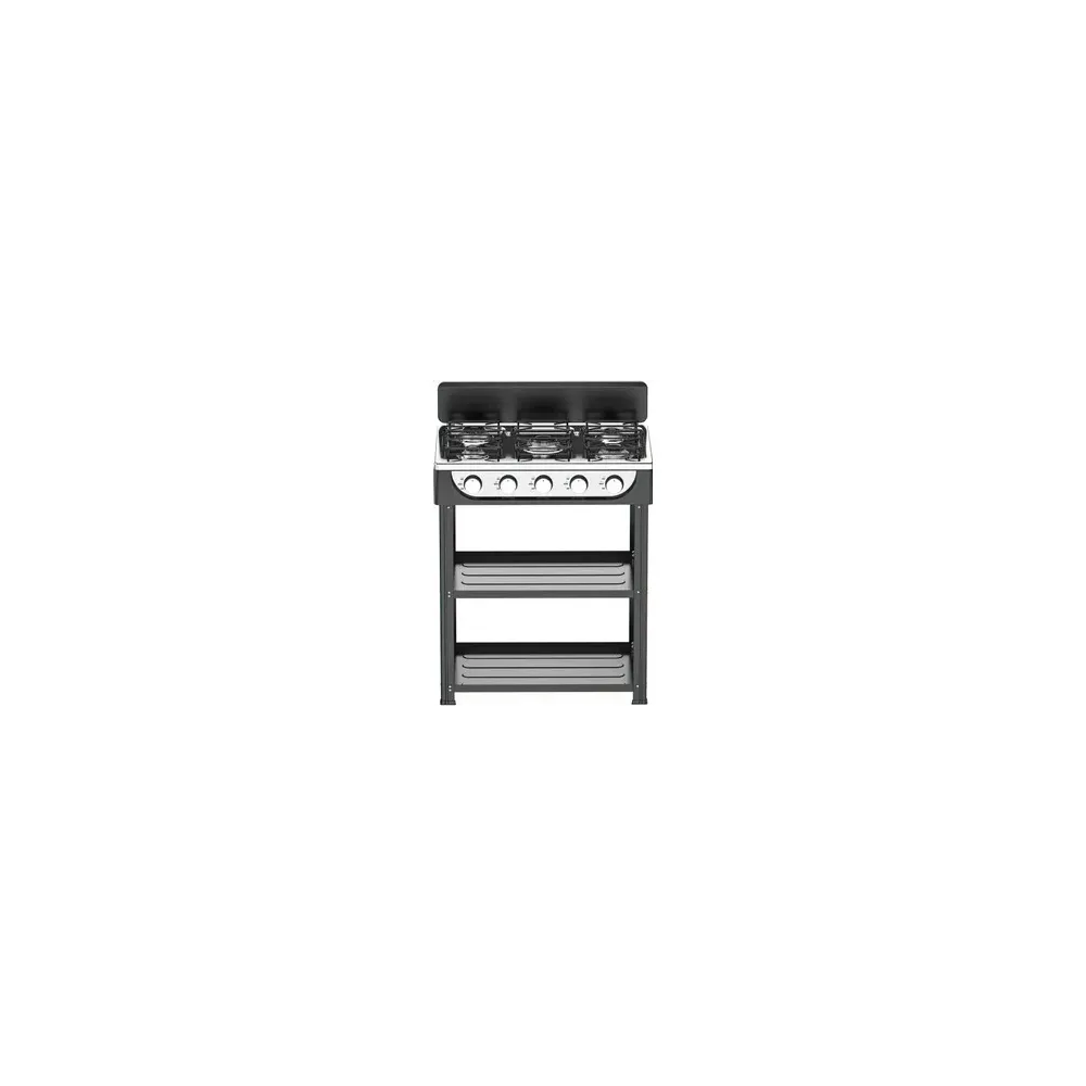 CUCINA 5 FUOCHI 2 MENSOLE 65X49XH.92 CM NERO