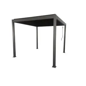 C PERGOLA BIOCLIMATICA 3X3 ALU STEEL GRIGIO
