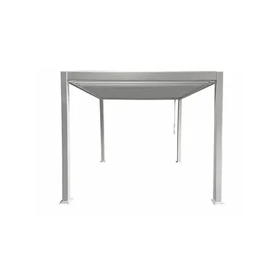 C PERGOLA BIOCLIMATICA 3X3 ALU STEEL BIANCO