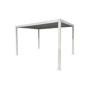 C PERGOLA BIOCLIMATICA 3X4 ALU STEEL BIANCO
