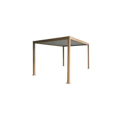C PERGOLA BIOCLIMATICA 3X4 ALU STEEL EFFETTO LEGNO