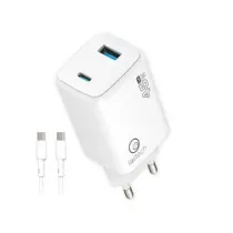 CARICATORE GAN 45W BIA.USB-C/USB-A CAVO USB-C/USB-C
