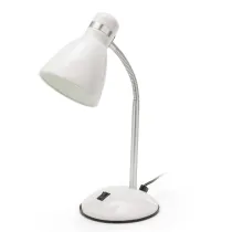 LAMPADA DA TAVOLO 'BAKER' E27 - 7 W - bianca