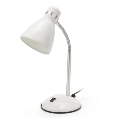 LAMPADA DA TAVOLO 'BAKER' E27 - 7 W - bianca