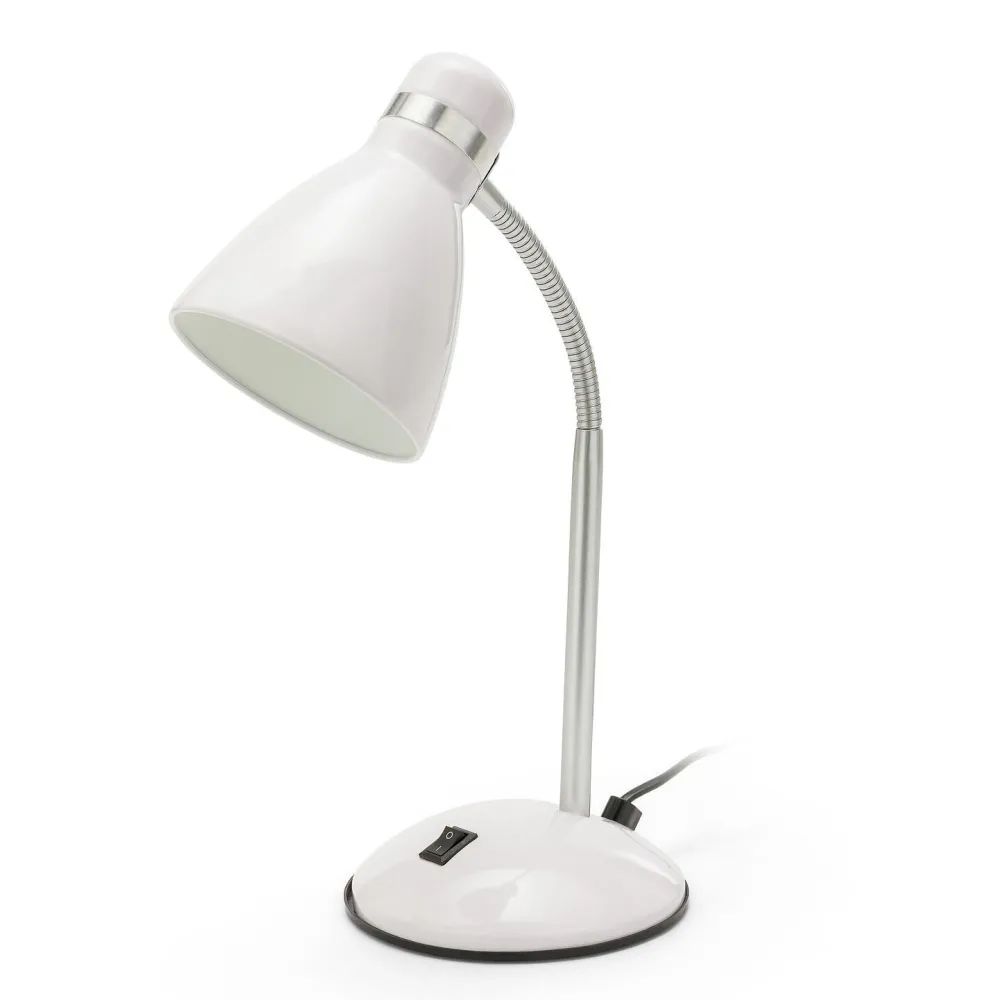 LAMPADA DA TAVOLO 'BAKER' E27 - 7 W - bianca
