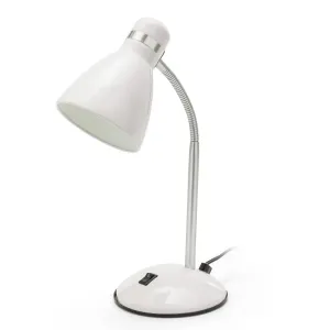 LAMPADA DA TAVOLO 'BAKER' E27 - 7 W - bianca
