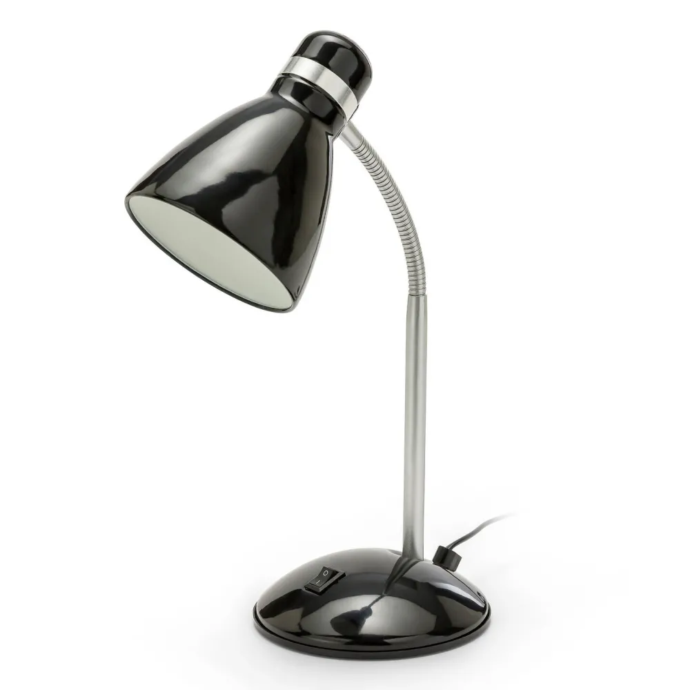 LAMPADA DA TAVOLO 'BAKER' E27 - 7 W - nera