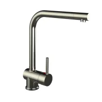 MISCELATORE LUCE SATINATO LAVEL. CUCINA BOCCA ALTA