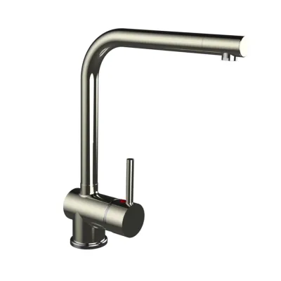 MISCELATORE LUCE SATINATO LAVEL. CUCINA BOCCA ALTA