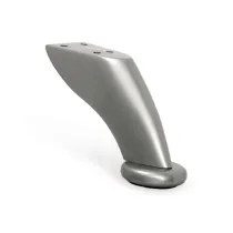 PIEDE FISSO METALLO DESIGN H 92 CROMATO