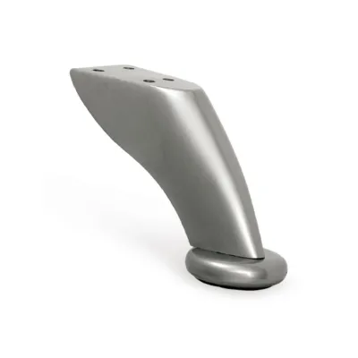 PIEDE FISSO METALLO DESIGN H 92 CROMATO