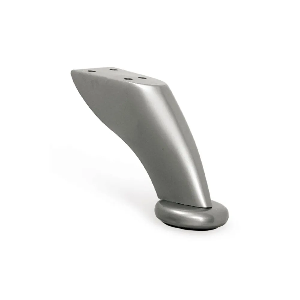 PIEDE FISSO METALLO DESIGN H 92 CROMATO