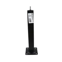 PIEDE IN METALLO QUADRO NERO 25X25 H 200