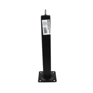 PIEDE IN METALLO QUADRO NERO 25X25 H 200