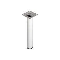 PIEDE IN METALLO TONDO BIANCO H 150 Ø30MM