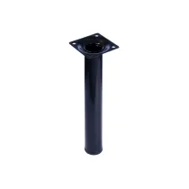 PIEDE IN METALLO TONDO NERO H 300 Ø30MM