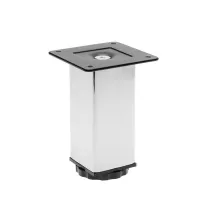 PIEDE QUADRO METALLO REGOLABILE L 40 H 100 CROMATO