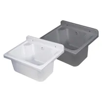PILOZZO LAVATOIO DA PARETE 'MINI' cm 42,5 x 34 x h.20 - grigio cemento