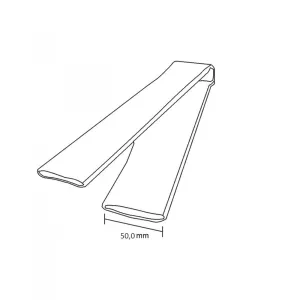 PROTEZIONE MODELLABILE IN PVC PER BORDI 50X500MM