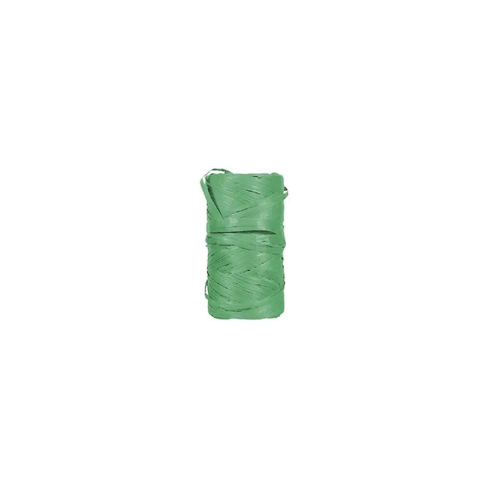 RAFIA SINTETICA A GOMITOLO gr. 200 circa - verde (20 KG)