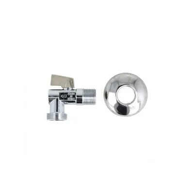 RUBINETTO SFERA C/ATT LAV 1/2X3/4