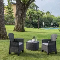 SET DA GIARDINO POLIPROPILENE 'TREE' antracite