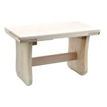 SGABELLO LEGNO XM35X18XH21,5 COLORE CHIARO