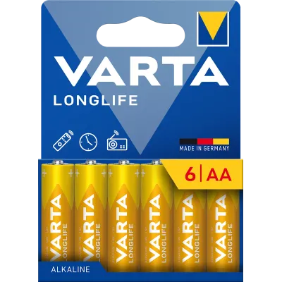 VARTA BATT LONGLIFE ALCALINA STILO BL 6 PZ