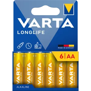 VARTA BATT LONGLIFE ALCALINA STILO BL 6 PZ