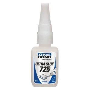 ADESIVO ISTANTANEO 'ULTRA GLUE 725' gr. 20