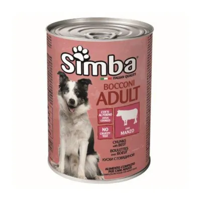 BOCCONI PER CANI 'SIMBA' manzo - gr 415 (24 PZ)