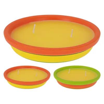 CANDELA ALLA CITRONELLA cm 11,5 x 3,2 (12 pz)
