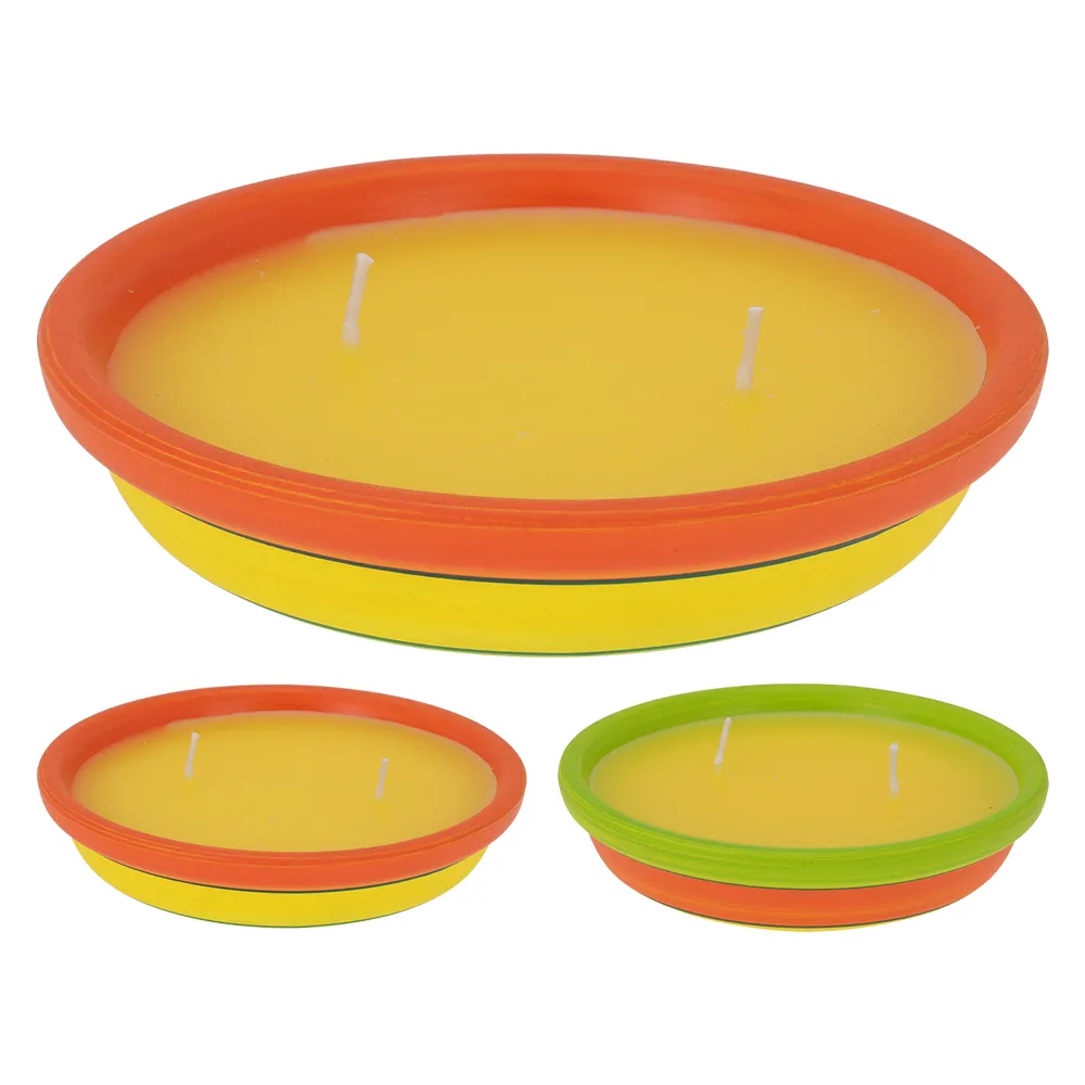 CANDELA ALLA CITRONELLA cm 11,5 x 3,2 (12 pz)