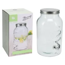 CARAFFA DISPENSER CON TAPPO ERMETICO Ø cm 18 x 30 - litri 5,5