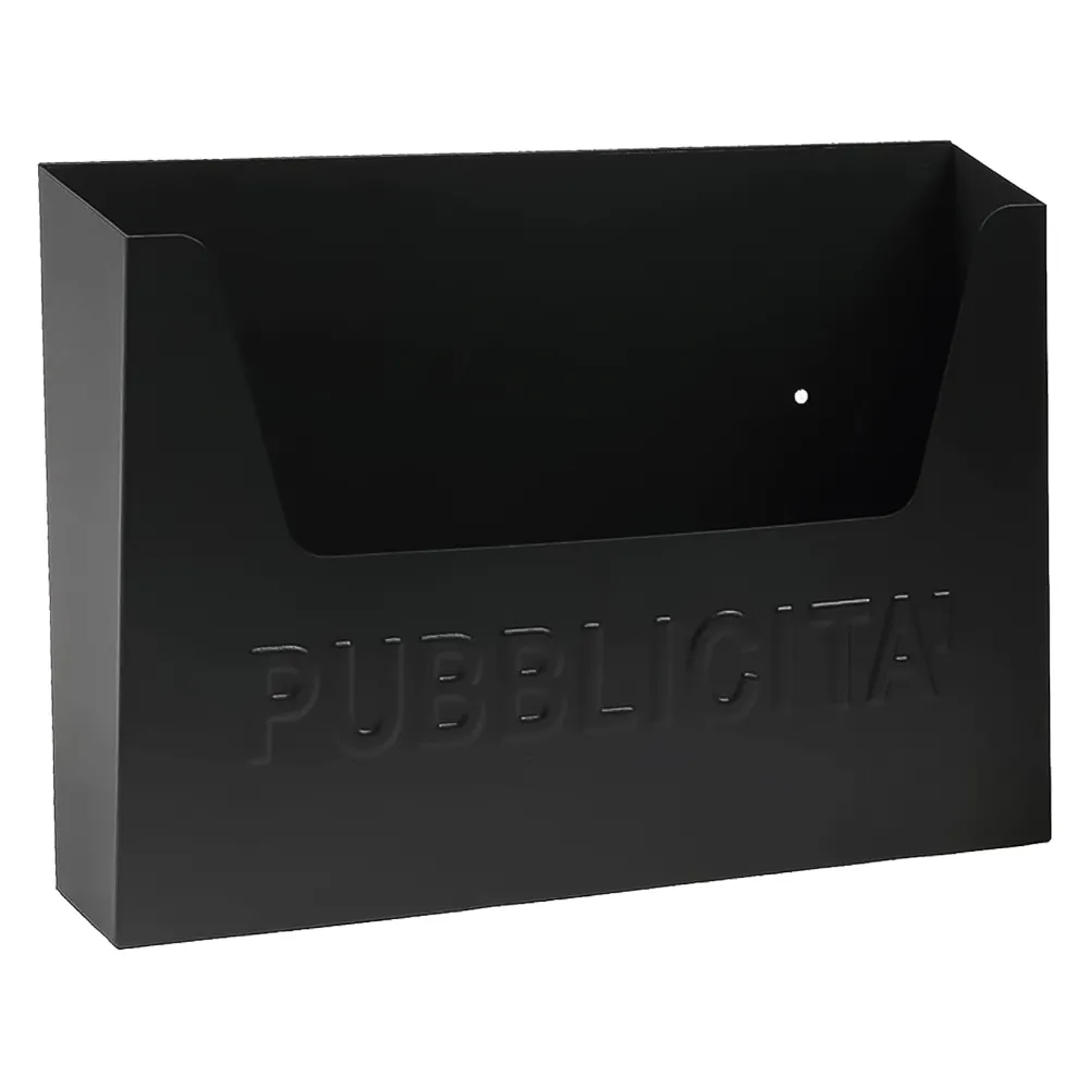 CASSETTA PORTAPUBBLICITA' 'ERICA' cm 35,5x8,5x H 26 - antracite