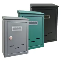 CASSETTA POSTALE 'MAGNOLIA' cm 20,5 x 6,8 x H.30 - verde muschio