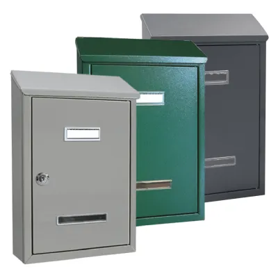 CASSETTA POSTALE 'PEONIA' cm 24,5x7,5x H.36 - grigio antracite