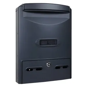 CASSETTA POSTALE 'PRIMULA' cm 29 x 10 x H.39 - grigio