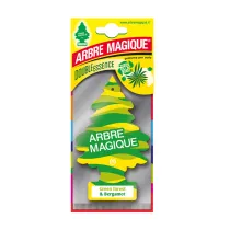 DEODORANTE AUTO 'ARBRE MAGIQUE' 'double essence' - green forest e bergamot (24 CF)