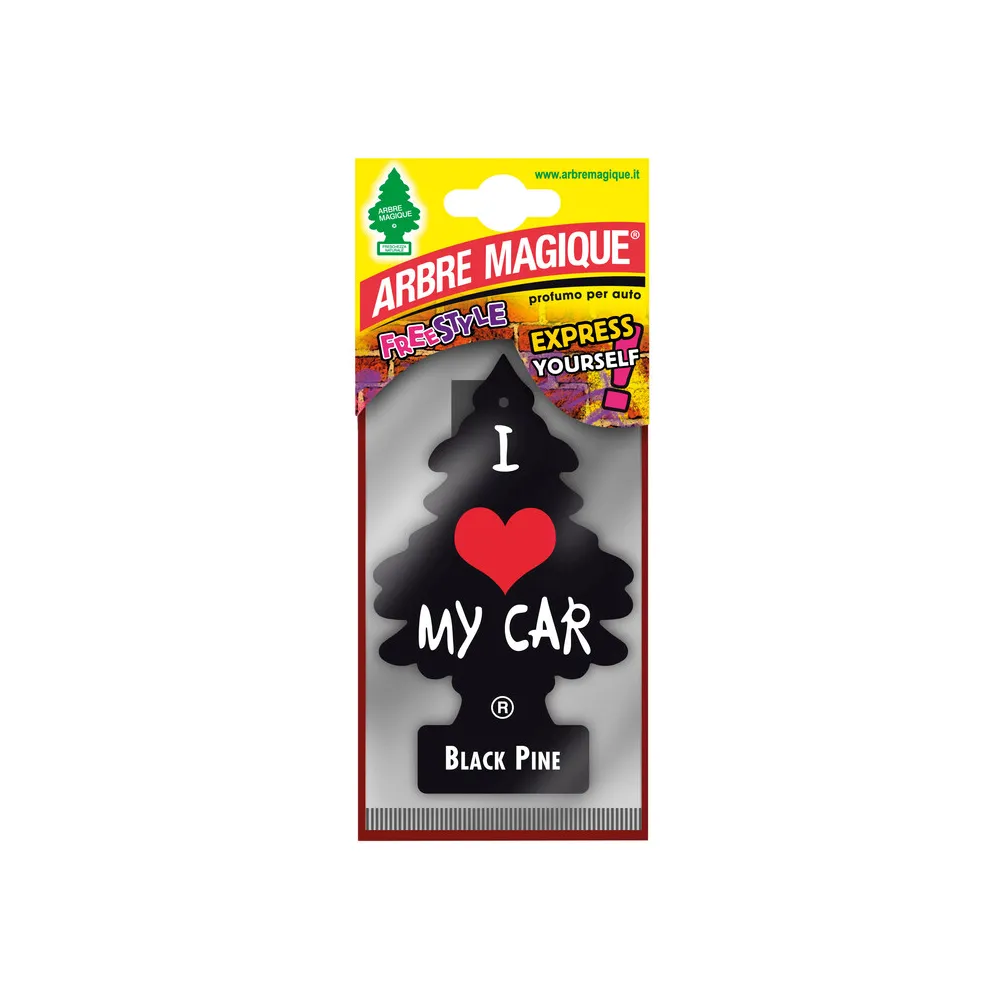 DEODORANTE AUTO 'ARBRE MAGIQUE' 'free style' - black pine (24 CF)