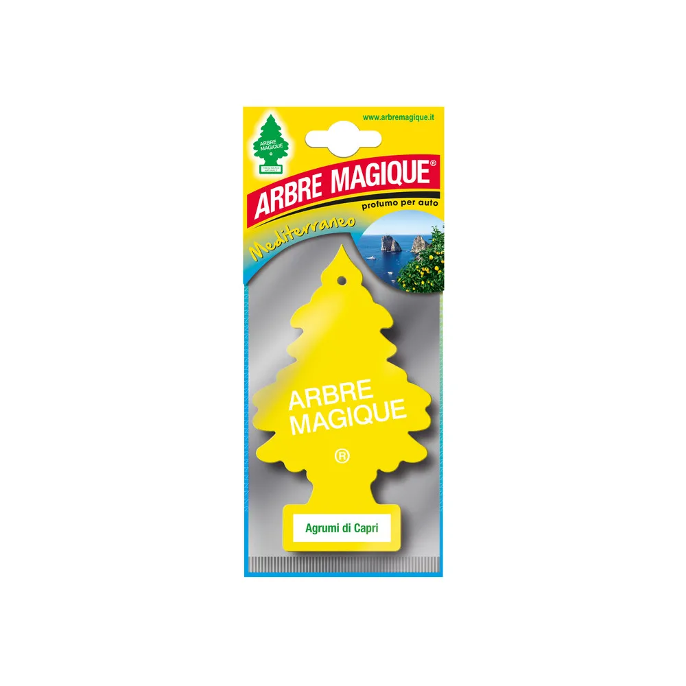DEODORANTE AUTO 'ARBRE MAGIQUE' 'mediterraneo' - agrumi di Capri (24 CF)