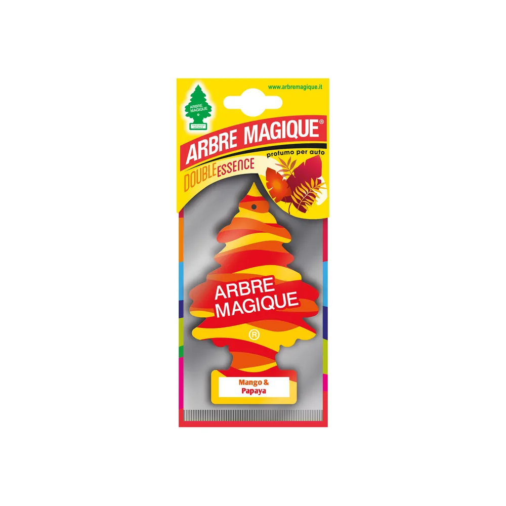 DEODORANTE AUTO 'ARBRE MAGIQUE' 'double essence' - mango e papaya (24 CF)