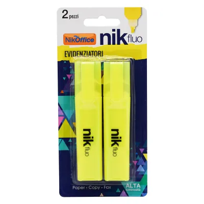 EVIDENZIATORE giallo - 2 pezzi (12 BL)