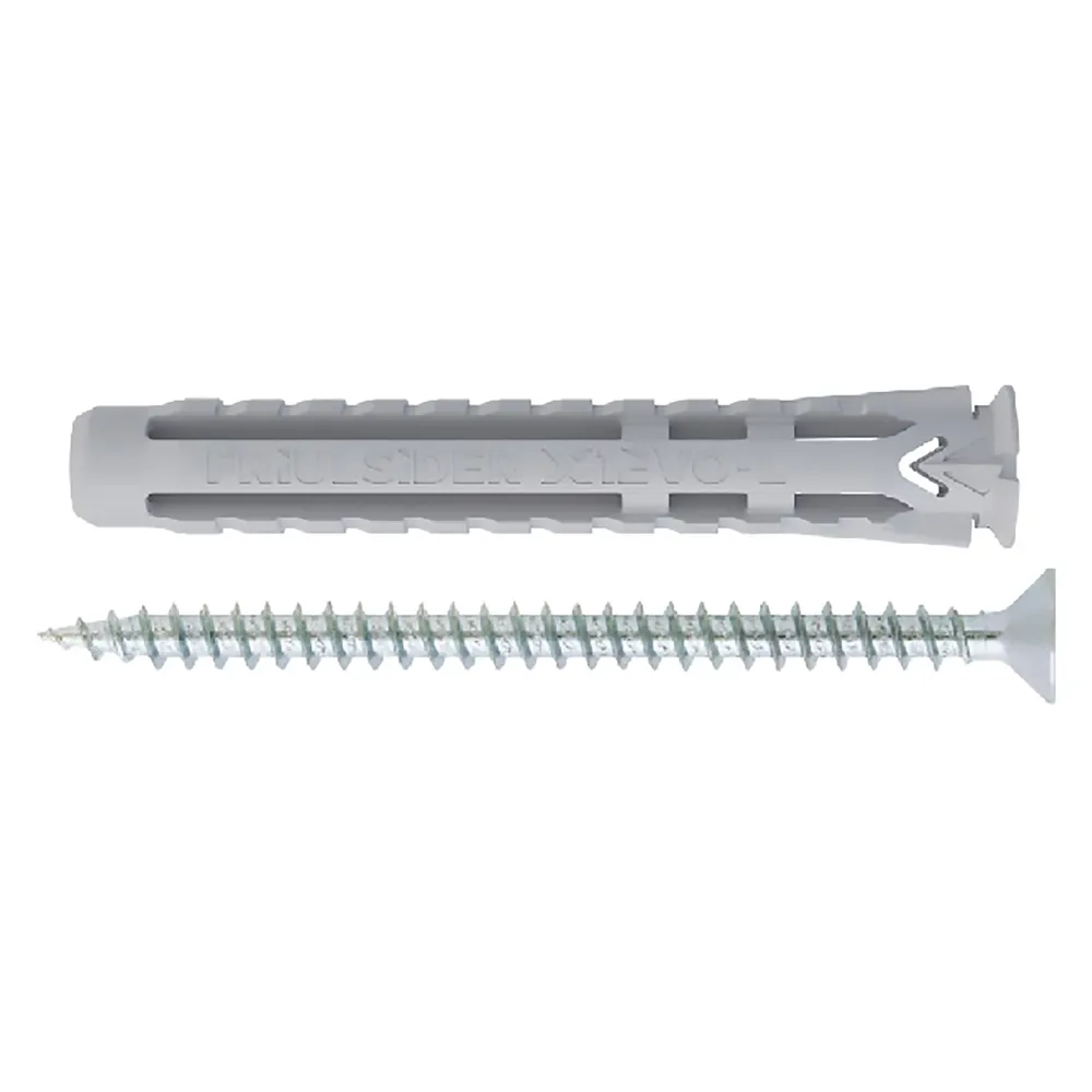 TASSELLO NYLON 'X1 EVO L' CON VITE TPS TRUCIOLARE mm 8 x 60 - vite 5 x 70 TASSELLO NYLON 'X1 EVO L' CON VITE TPS TRUCIOLARE mm 8 x 60 - vite 5 x 70