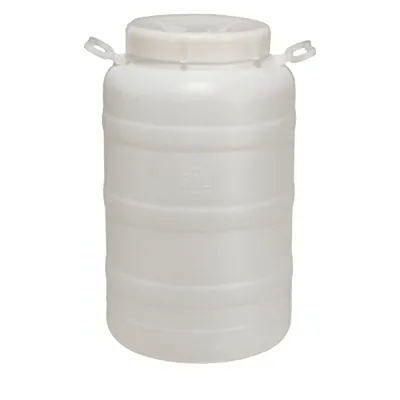 FUSTO HDPE BOCCA LARGA 50 L PREDISP RUBINETTO (2,0 PZ)
