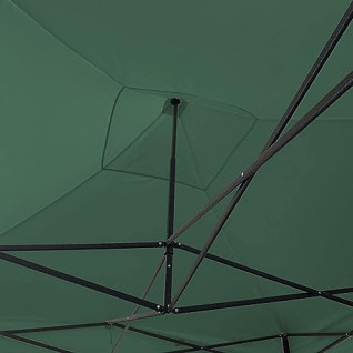 FOLDABLE GREEN GAZEBO IN POLYESTER AND METAL WITH BAG 3.1 x 3 x 3 MT