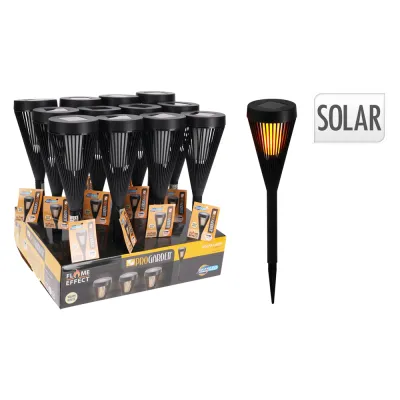 LAMPADA A ENERGIA SOLARE Ø cm 7,5 x h.46 (12 pz)