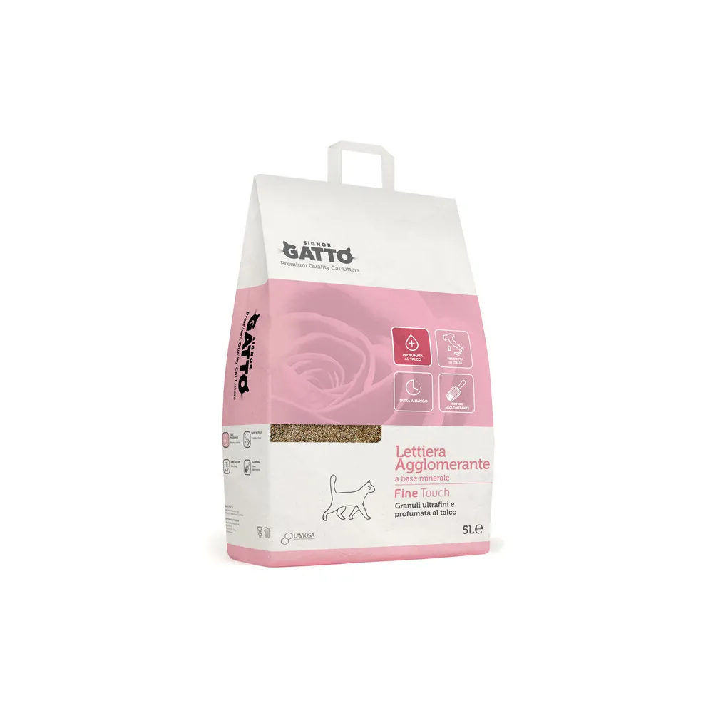 LETTIERA IGIENICA 'FINE TOUCH' 5 lt (4 PZ)