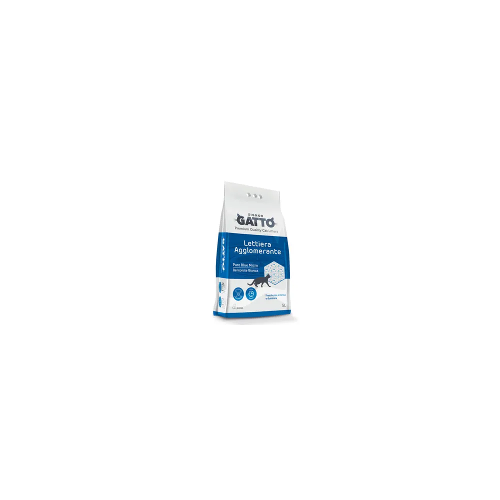 LETTIERA IGIENICA 'PURE BLUE MICRO' 5 lt