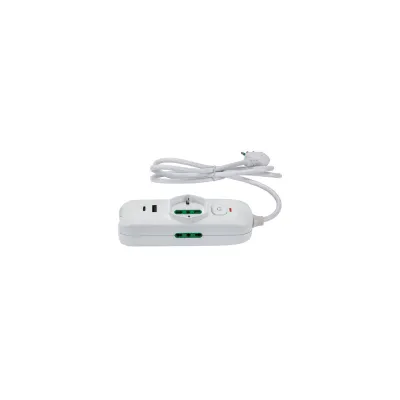 MULTIPRESA MINI 'TRIAX 2' mt. 1,5 - colore bianco